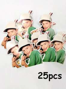 10/25/50/100/150 st personliga tårtdekorationer med foto - Anpassningsbar foto- och karaktärsdesign, lätt att placera på tårtor - Lämplig för födelsedagar, babyshower, familjesammankomster, högtidstårtor - Perfekt för hemmabruk