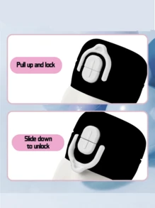 500 Ml Insulated Water Bottle, Leak-Locking Flip Cap, Vacuum Wall Keeps Beverages Hot Or Cold For Hours, High-Quality Stainless Steel Interior, Classic Print, Slim Base Slides Into Car Holders & Backpack Pockets, Ideal For School, Gym, Office, Travel, Gift-Ready For Fans - Mickey-white - View 6