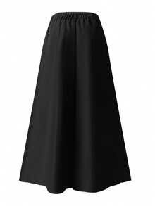 时尚大方褶皱阔腿裤