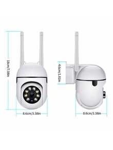 Smart Home Security Camera, Supporting 360 ° Automatic Tracking And Artificial Intelligence Human Detection | High Definition Light Bulb Security WiFi Wireless Monitoring, Night Vision, Motion Alarm, Two-Way Audio, Cloud Storage | Waterproof Indoor/Outdoor Home Security, Camera Security - Nhiều màu - Xem 8