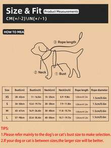 1 Set Cute Polyester Heart Pattern Collar Harness Leash Set, Suitable For Small Breeds Like Teddy Bear Dogs For Outdoor Use (Not Suitable For Large Dogs) - Baby Pink - View 4