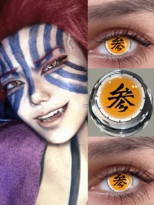 Lalens 一副彩虹色美瞳,骄傲主题,爱与和平,有效期一年,适合化妆舞会、万圣节以及打造迷人眼妆。 - 年拋 - 查看 8