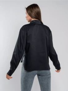 Women's Solid Color Front Button Casual/Work Shirt