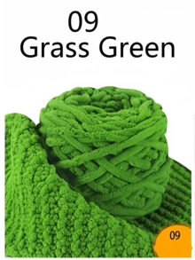 1/2/3团粗雪尼尔纱线,适合编织,圣诞手工DIY礼品套装,1股超大冰丝纱线散装100克/团,柔软DIY钩编线,适用于毯子、拖鞋、帽子、围巾等手工工艺品 - 多色 - 查看 47