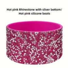 1 pièce Manchon de tasse en silicone à fond pointu, couvercle de protection antidérapant pour gobelets de 20oz/30oz/40oz