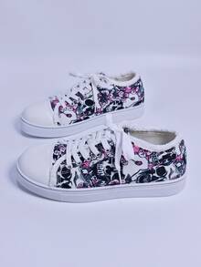 Damskie trampki casualowe, modne, uniwersalne płaskie buty na wiosnę/jesień, buty studenckie, buty do biegania, buty trekkingowe, oddychające buty damskie, buty casualowe, modne damskie buty sznurowane z metalowymi oczkami, odpowiednie do noszenia w domu