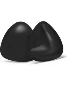 1 Pair Of Double Sided Self-Adhesive Bra Pads, Chest Pads Adhesive Pads, Reusable Padding Pads, Bra Bikini Invisible Thickened Chest Pads Waterproof For Swimming