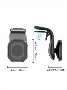 1 件创意新型磁性车载手机支架，强磁 7L 型汽车导航出风口手机支架，重力支架 - 均碼 - 查看 8