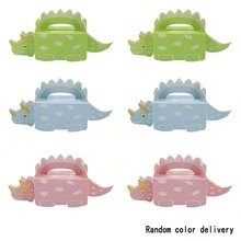 20/6 sztuk 3D pudełko prezentowe z dinozaurem, pudełko na dekoracje imprezowe z motywem dinozaura, odpowiednie na przyjęcia urodzinowe, świąteczne i rodzinne - Wielokolorowe - Zobacz 12