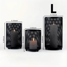 1/3/12pcs Set Decorative Hurricane Wishing Candle Holder Candle Holder Suitable For Retro Style/Elegant Lantern Style Table Center Decoration Suitable For Wedding/Party Table Center Decoration Home Decoration