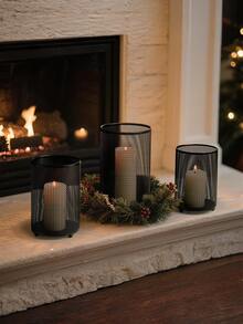 1/3/12pcs Set Decorative Hurricane Wishing Candle Holder Candle Holder Suitable For Retro Style/Elegant Lantern Style Table Center Decoration Suitable For Wedding/Party Table Center Decoration Home Decoration