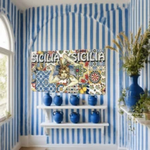 ​​Custom Sicilian Angel Metal Tin Sign - Personalized Text/Photo Vintage Wall Art With UV Coating, Pre-Drilled Holes For Home Bar Cafe Decor (8x12 Inch)​