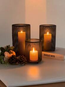 1/3/12pcs Set Decorative Hurricane Wishing Candle Holder Candle Holder Suitable For Retro Style/Elegant Lantern Style Table Center Decoration Suitable For Wedding/Party Table Center Decoration Home Decoration