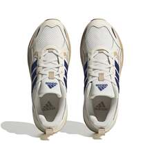 Adidas 阿迪达斯男/女户外健身训练运动鞋，复古厚底运动鞋，休闲跑鞋，ID0637 - 白米藍 - 查看 4