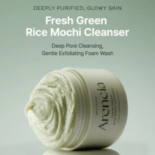 Arencia - Fresh Green Rice Mochi Cleanser 120gm Face Cleanser - Cleanser - View 2