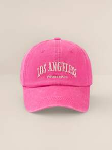 1 szt. haftowana damska czapka z daszkiem w stylu vintage, sprana, chroniąca przed słońcem, dodatek do ochrony przed słońcem