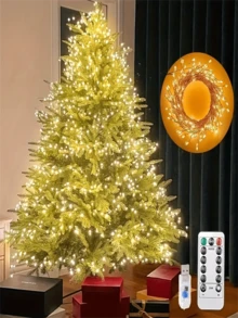 1 pieza Luz de Bengala LED, Luz de Hadas LED, Luz de Decoración de Hadas con Alimentación USB y Control Remoto, 8 Modos de Iluminación Adecuados para Diversas Escenas Festivas como Fiestas, Navidad, Acción de Gracias, Carnavales, Bodas, Cumpleaños, etc. - USB + control remoto - Ver 3
