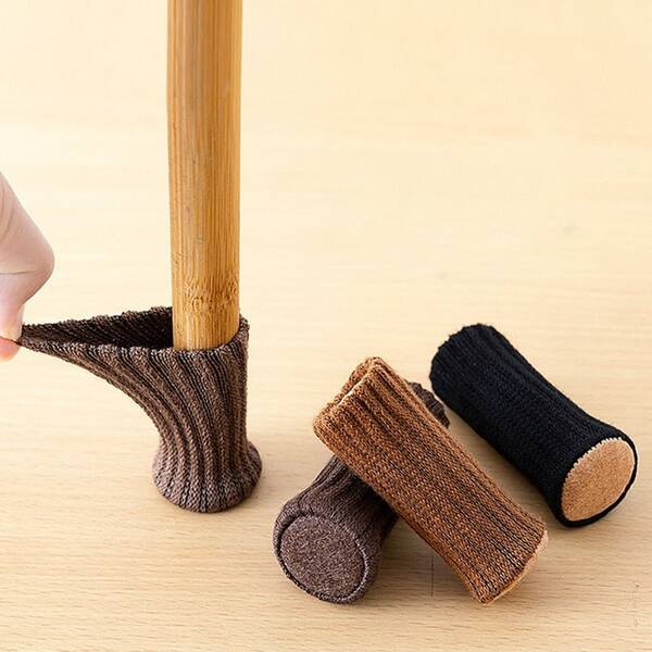 의자 다리 양말, 고탄성 의자 다리 바닥 보호 패드, 미끄럼 방지 패드, 두꺼운 의자 다리 캡, 가구 패드 세트