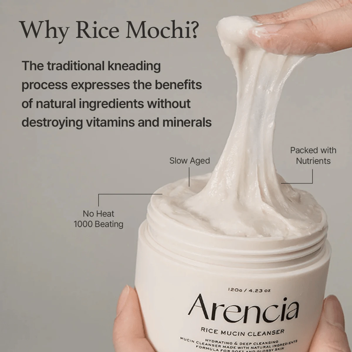 Rice Mucin Cleanser 120gm Facial Cleanser - Hydrating - View 1