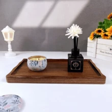 Tocător din lemn de 2 dimensiuni - Tocător etanș, Tocător de bucătărie, Tocător de brânzeturi, Tocător de pâine, Tocător de fructe, Tocător din lemn de trandafir, Tocător multifuncțional, Tavă pentru micul dejun, Tavă decorativă, Potrivit pentru acasă, restaurant și utilizare în exterior