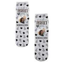10 pares de calcetines personalizados para parejas con foto hecha en EE. UU., calcetines personalizados con foto para boda, calcetines personalizados con foto - Multicolor - Ver 2