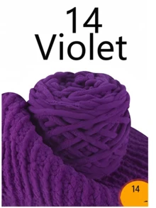 1/2/3团粗雪尼尔纱线,适合编织,圣诞手工DIY礼品套装,1股超大冰丝纱线散装100克/团,柔软DIY钩编线,适用于毯子、拖鞋、帽子、围巾等手工工艺品 - 多色 - 查看 52