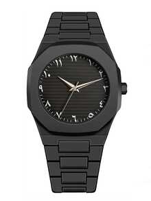 Reloj de pareja de cuarzo de silicona de alta gama con esfera de dopamina de moda - Multicolor - Ver 4