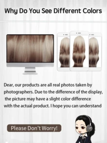 Ombre Blonde To Brown Multi - Level Long Straight Wig With Bangs - Heat Resistant Synthetic Hair For Women Fashion Cosplay Halloween Christmas Party Daily Wear - Brown Highlight - View 12