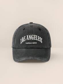 1 szt. haftowana damska czapka z daszkiem w stylu vintage, sprana, chroniąca przed słońcem, dodatek do ochrony przed słońcem