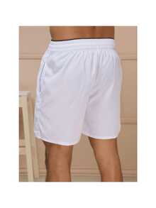 Men's Mauricinho Shorts Model LKS - Anti-Odor And Sporty Design Ideal For Gym, Skateboarding, Basketball - 白色 - 查看 2