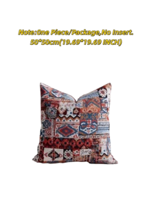 1/2 vỏ gối vuông trang trí phong cách Bohemian, phù hợp cho mọi mùa, nhiều kích cỡ, vải jacquard nhiều màu sắc mật độ cao, không kèm ruột gối, có khóa kéo, thích hợp cho các bữa tiệc ngày lễ, bọc đệm sofa, giường, phòng khách, văn phòng, ô tô và làm quà tặng. - Bohemian nhiều màu - Xem 13
