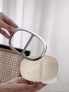 1 caixa de armazenamento moderna e minimalista, porta-canetas de mesa, lixeira para banheiro, organizador para banheiro