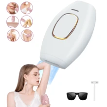 EDVELLA IPL Depiladora de Luz Pulsada, Flashes Depilación Láser para Mujeres, 5 Nivel de Energía, Sistemas de Depilación Dispositivo Profesional Indolora, para Piernas, Cara, Cuerpo, Línea de Bikini - Tipo de Enchufe A USA (110-127V) - Ver 11