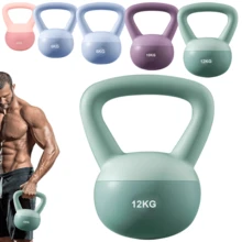Fitness Soft Kettlebell,Kettlebell Anti-Slip Grip Weight For Home Workouts, Kettlebells Set Strength Gym Exercise - Purple-10kg - View 4