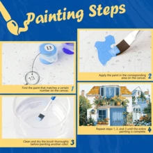 1 pieza Pintura por números Fruta de libros Pintura de arte en lienzo por números para principiantes en lienzo Pintura por número DIY Kits 40x50cm/16x20 pulgadas Sin marco