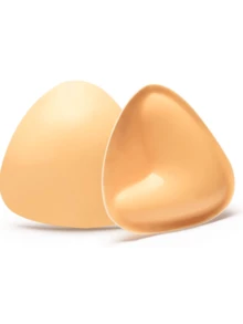 1 Pair Of Double Sided Self-Adhesive Bra Pads, Chest Pads Adhesive Pads, Reusable Padding Pads, Bra Bikini Invisible Thickened Chest Pads Waterproof For Swimming