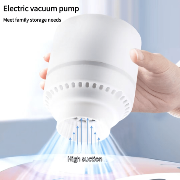 RAF Vacuum Machine, Vacuum Bag, High-Power Vacuum Pump, Vacuum Storage Bag. Suitable For Vacuum Storage Of Household Cabinets, Clothes, Trousers, Blankets, Bedding, Etc. Electric Vacuum Machine For Use In Travel, Rooms, Dormitories.Halloween And Thanksgiving Family Holiday Gifts