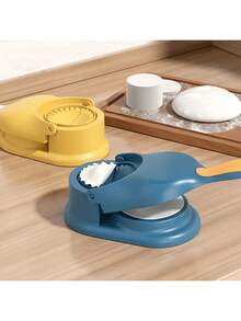 2-In-1 Durable Polypropylene Easy Dumpling Maker - Manual DIY Press For Perfect Dumplings & Tortillas, Ideal For Holidays & Family Gatherings