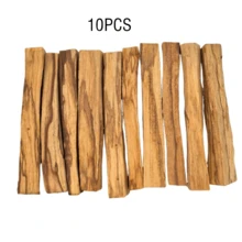 3/5/10pcs Natural Incense Sticks - Peruvian Wild Palo Santo, Stress Relief Ritual, Spiritual Relaxation | Home Air Purification, Space & Aura Cleansing, Natural Aromatherapy, Room Decor