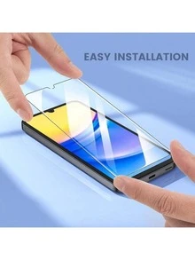 [4 Paquetes] Protector de pantalla de vidrio compatible con Galaxy A13 5G / Galaxy A15/A14/A03/A05/05s/A04/A04S [Dureza 9H] - Vidrio templado de pantalla HD, resistente a arañazos, fácil de instalar [compatible con funda][sin burbujas] Borde 2.5D [protección contra impactos]