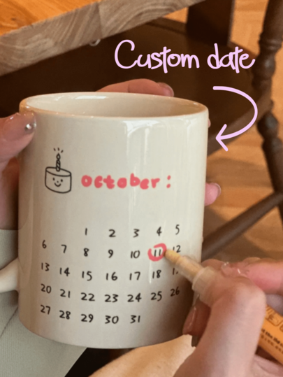 1pc Custom Calendar Mug Custom Names Romantic Gift Couples Special Keepsake Wedding Favor Gift Birthday Gifts For Wife Gifts For Him Gifts For Her Housewarming Gifts Graduation Gift, Mother's Day Gift, Father's Day Gift, Ideal Gift For Daddy/Mommy, Unique Gift For Husband, Perfect Gift For Boyfriend/Girlfriend, Personalized Gift For Him/Her