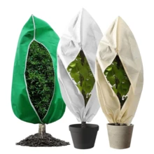 Winter Plant Blanket: Thickened Non-Woven Frost Cover With Thermal & Moisture Control. Keeps Shrubs, Roses & Delicate Plants In Freezing Temps. - Multicolor - View 9