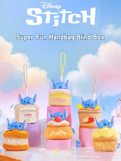 Stitch Super Fun Handbag Blind Box, Shipped Randomly, Food-Themed Plush Pouches, Zipper Pull, Mystery Unboxing Fun, Soft-Touch Rabric, Vivid Embroidery, Collectible Décor, Gift-Ready For Kids, Teens, Adults, Party Favor, Backpack Flair, Car Mirror Dangle, Pencil-Case Charm, Kawaii Stationery Add-On, Limited Release Hunt, Small-Budget Surprise, Birthday Stocking Filler, Anime Merch Display, Portable Cuteness, Everyday Mood Boost