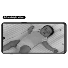 PANDA S8A Camera Wireless WiFi Bluetooth Security Monitoring Nanny Cam Smart Home Cams Pet Dog Baby Cameras, APP Remote Control, 2 Way Audio Intercom, Night Vision Mini Portable Camera With USB Installing Kit