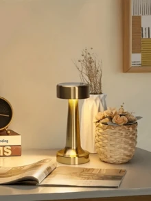 1pc Simple Metal USB Light, Creative Decorative Lamp, USB Charging, Touch Dumbbell Bar Restaurant Living Room Atmosphere LED Light