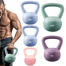 Fitness Soft Kettlebell,Kettlebell Anti-Slip Grip Weight For Home Workouts, Kettlebells Set Strength Gym Exercise - Blue-6kg - View 5