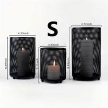 1/3/12pcs Set Decorative Hurricane Wishing Candle Holder Candle Holder Suitable For Retro Style/Elegant Lantern Style Table Center Decoration Suitable For Wedding/Party Table Center Decoration Home Decoration