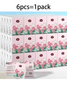 6/24/60/120/240pcs Mini Portable Pocket Tissue, Portable Handkerchief Paper, Convenient To Carry, Two Types Of Packaging Are Randomly Provided - Multicolor - View 11