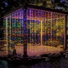 Feiertags-Beleuchtung Dekoration, Hochzeitsdekoration, Party Dekoration, 8-Funktionen Outdoor Lichterkette, Hintergrundwand Dekorationsbeleuchtung, USB Vorhangbeleuchtung, Garten Hänge-Dekorationsbeleuchtung, Halloween Dekoration, Fernbedienung LED Vorhangbeleuchtung, Fairy Lights, Weihnachtsdekoration, Küchen-Beleuchtungsdekoration, Märchenhafte Lichter, Schlafzimmer Vorhangbeleuchtung, DIY Lichter, Erntedankdekoration, Heim-Dekorationsbeleuchtung, Geburtstagsdekoration Lichter, Innenbeleuchtung, Heim-Beleuchtungsdekoration, Innen-Dekoration