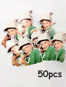 10/25/50/100/150 st personliga tårtdekorationer med foto - Anpassningsbar foto- och karaktärsdesign, lätt att placera på tårtor - Lämplig för födelsedagar, babyshower, familjesammankomster, högtidstårtor - Perfekt för hemmabruk